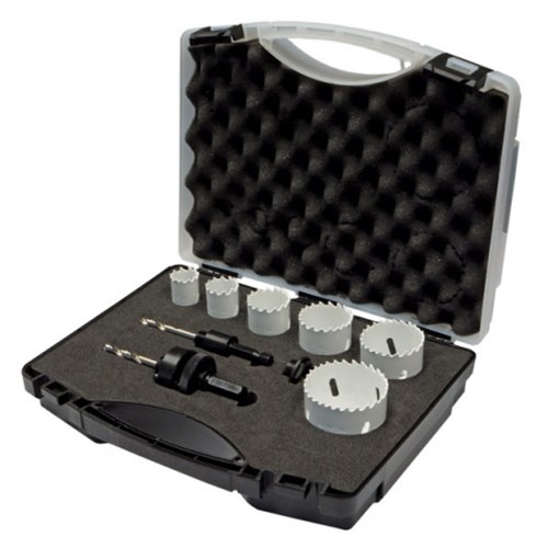 UNIKUT BI-METAL HOLESAW SET - LOCKSMITH - 9 PIECE